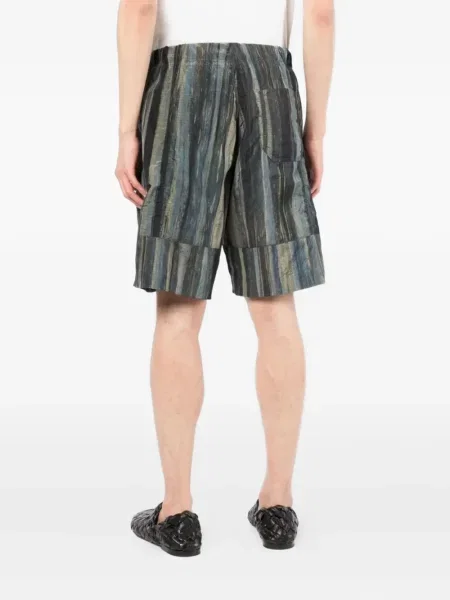Pantaloni scurți Paul Smith cu dungi albastru