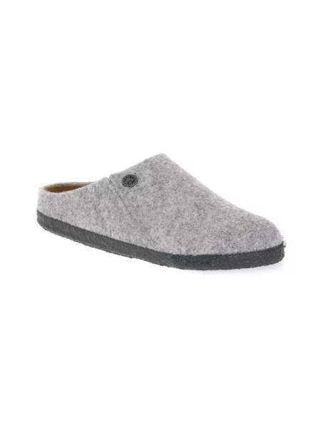 Gyapjú félcipő Birkenstock szürke
