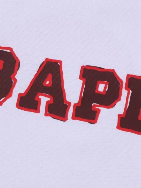 Tricou A Bathing Ape® cu imagine alb