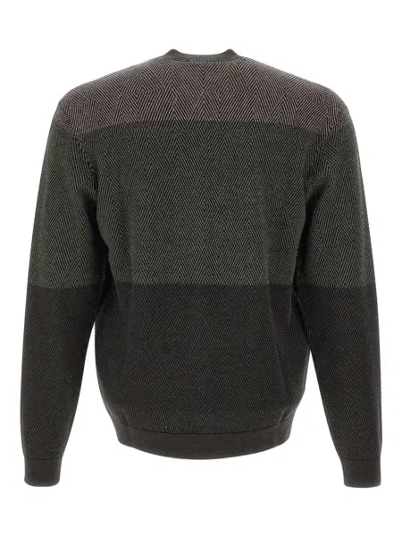 Pulover Emporio Armani de lână gri