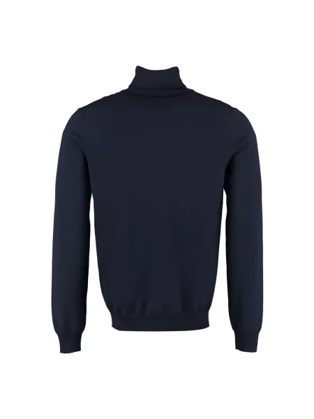 Sweter z golfem The (alphabet) niebieski