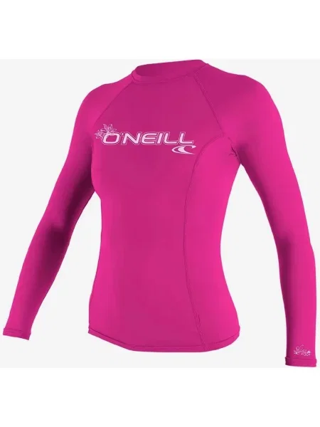 T-shirt z długim rękawem O'Neill Basic Skins S różowy
