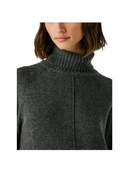 Rochie din denim Pepe Jeans de lână gri