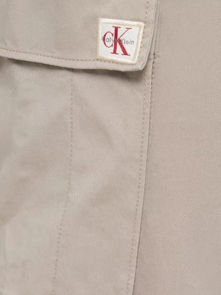 Брюки карго Calvin Klein Jeans скинни бежевые