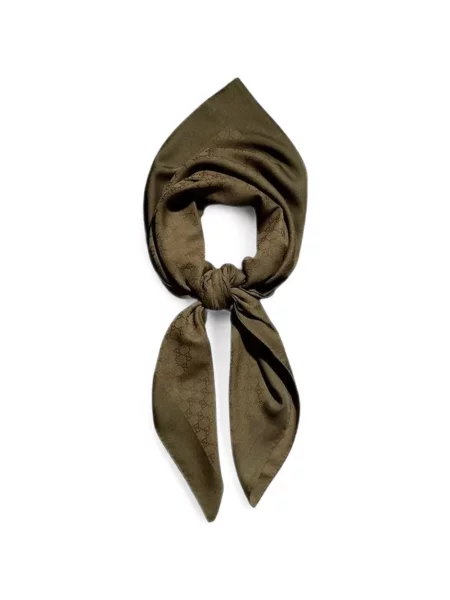 Fular Gucci de lână verde