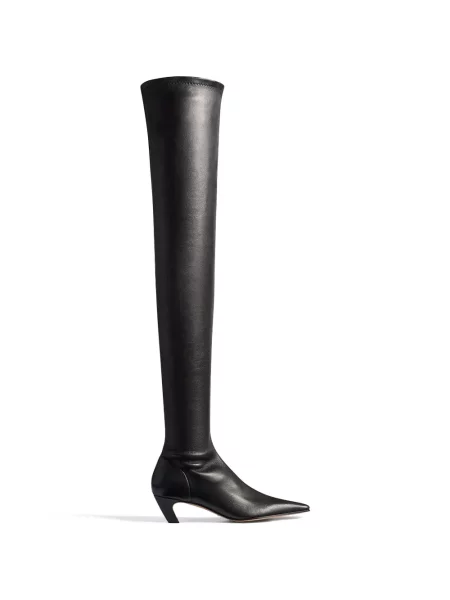 Cizme Khaite stretch negru