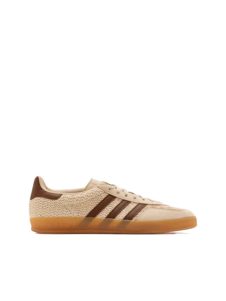 Sneakersy Adidas Gazelle skórzane brązowe