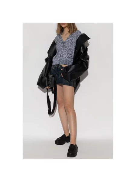 Spódnica mini Diesel niebieska