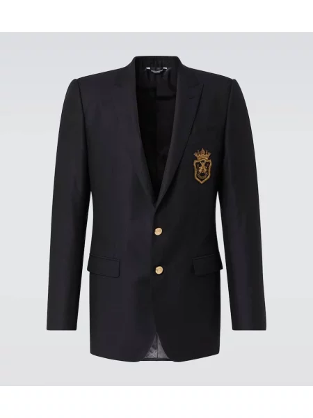 Volneni blazer Dolce&gabbana modra