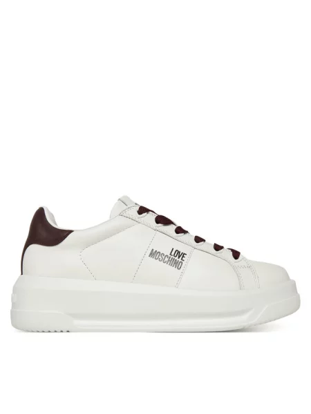 Sneakersy LOVE MOSCHINO białe