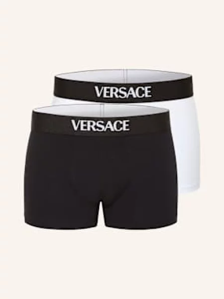 Versace Bokserki 2 Szt. schwarz białe