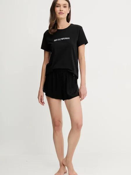 Emporio Armani Tričko / biela čierna