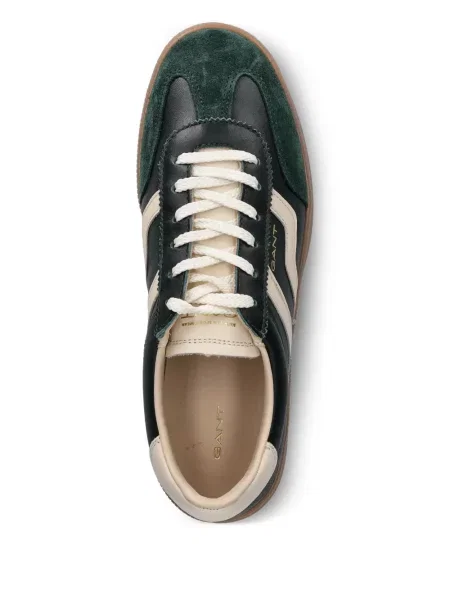 Sneakerși Gant din piele verde