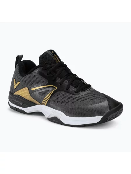 Férfi cipők VICTOR black/gold. Méret: EU fekete