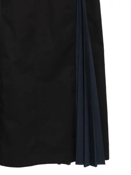 Rochie midi Plan C cu decolteu în V negru