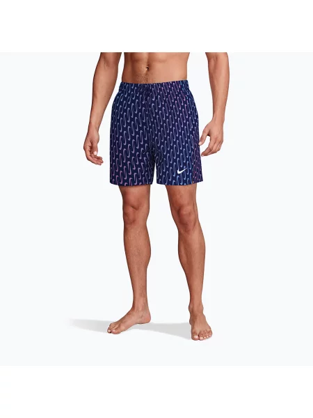 Șorturi de baie pentru bărbați Nike Breaker Swoosh 5" Volley midnight navy marină