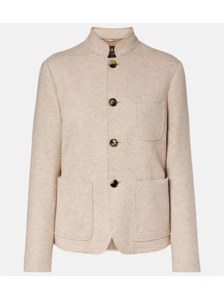 Geacă Loro Piana din cașmir bej