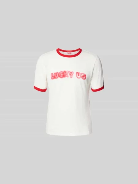 T-shirt o kroju regular fit z czystej bawełny Kenzo biała