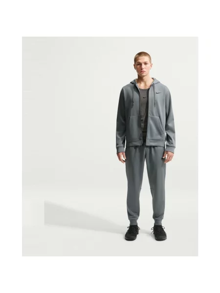 Bluza z kapturem Nike Therma-FIT Flex Full Zip ciemnoszary S szara