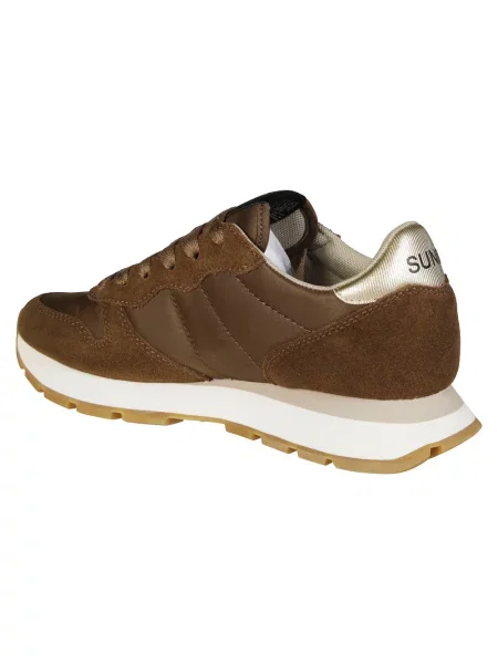 Sneakersy Sun68 brązowe