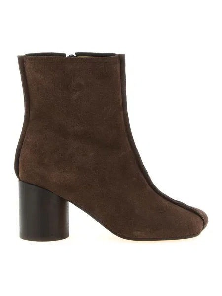 Botki Mm6 Maison Margiela zamszowe brązowe