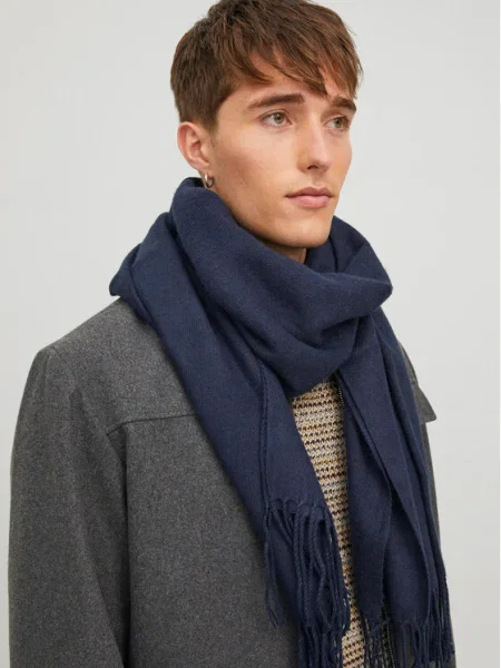 JACK & JONES Sál Solid tengerészkék / fekete / fehér