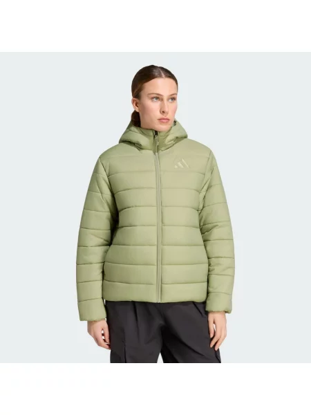 Kurtka z kapturem z ociepleniem CLIMAWARM Terrex Multi Essentials zielona