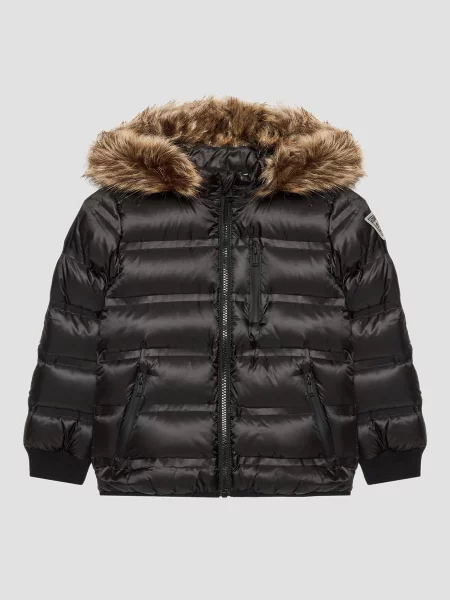 Детский пуховик Guess черный
