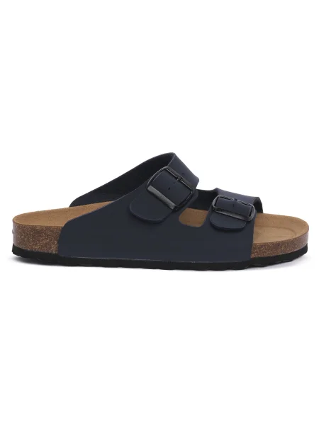 Pantofi Bioline din velur albastru