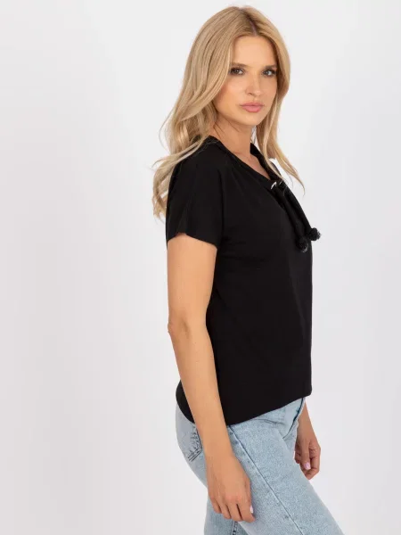 Bluză Fashionhunters negru