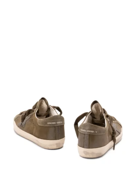 Tenisice Golden Goose s vezicama s čipkom zelena