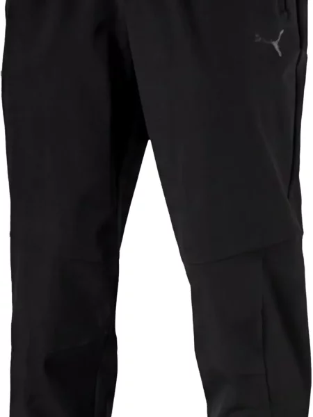 Pantaloni Puma alergare cu autograf negru