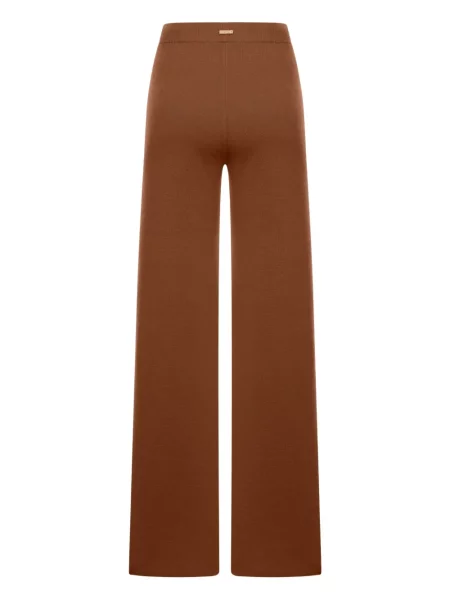 Pantaloni Max Mara de lână maro