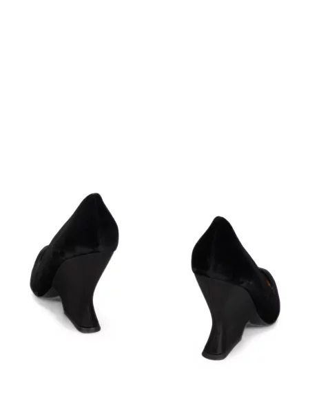 Pantofi cu toc Alberta Ferretti cu imprimeu geometric negru