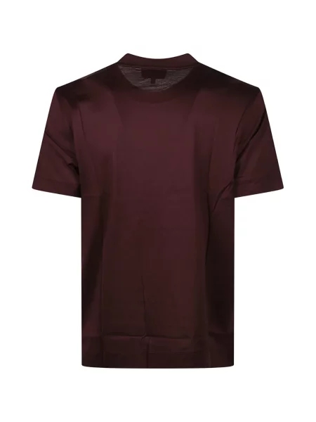 Scurt tricou Emporio Armani cu imagine roșu