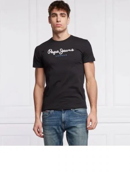 Pepe Jeans London Póló eggo fekete