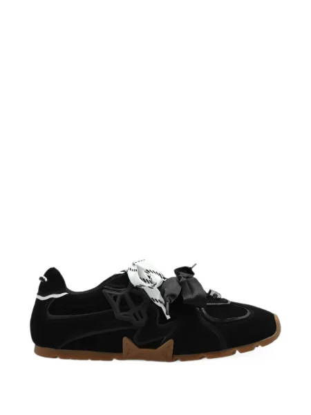 Sneakerși Naked Wolfe cu funde negru