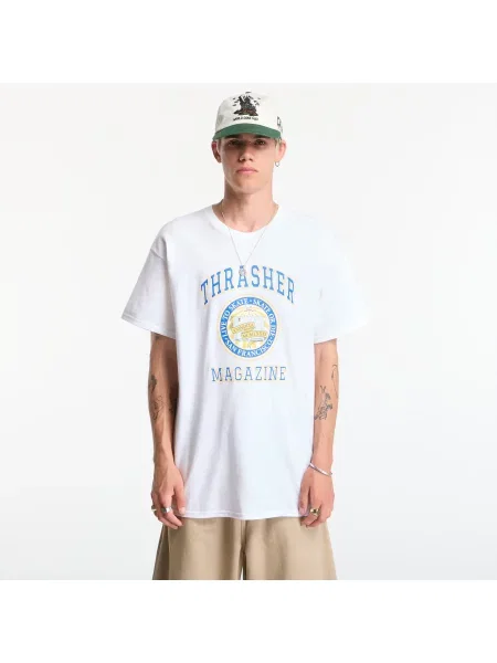 Tricou Thrasher Dropout T-Shirt White S alb