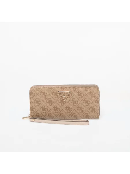 Πορτοφόλι GUESS Laurel Ii Slg Large Zip Around Latte Logo Universal