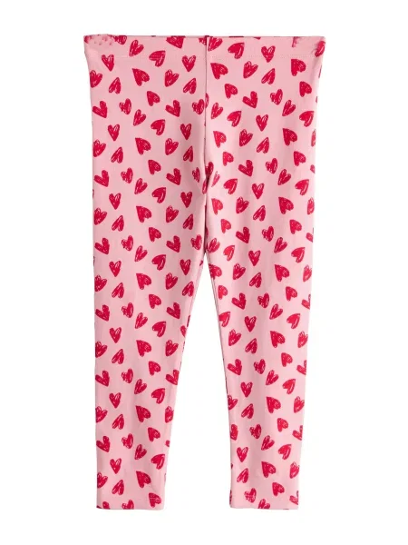 Next Leggings pal / închis roz