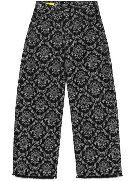 Jeansy Marques'almeida żakardowe czarne