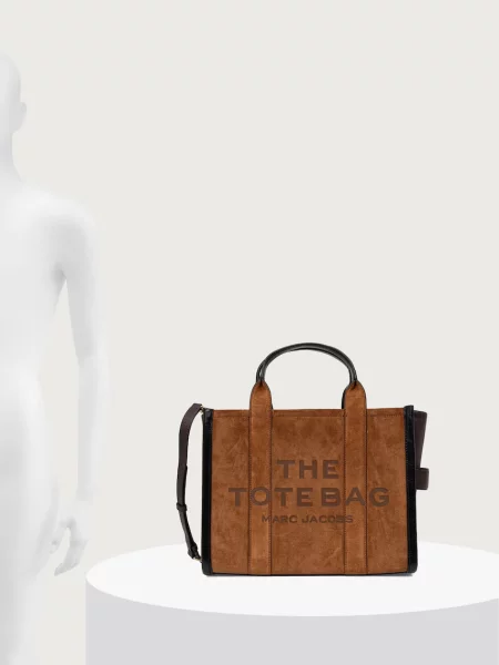 Marc Jacobs Shopper táska The Suede Medium Tote Bag | hasított bőr barna