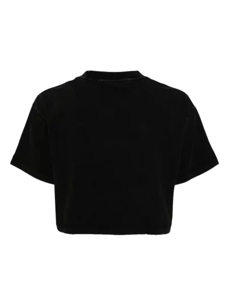 Tricou Ground Zero cu broderie negru