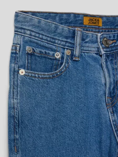 Jeansy z naszywką z logo model ‘CLARK’ Jack & Jones niebieskie