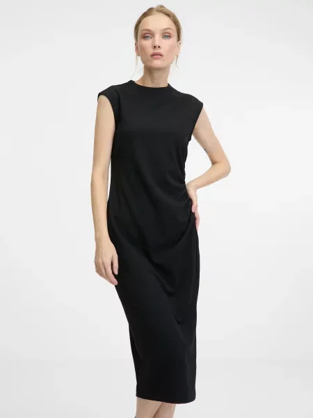 Midi haljina Orsay crna
