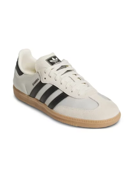 Сатенени маратонки Adidas Samba бяло