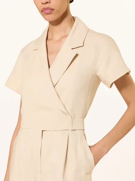 Weekend Max Mara Kombinéza Oblato S Lnem béžová