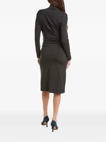 Rochie midi Brunello Cucinelli cu paiete gri