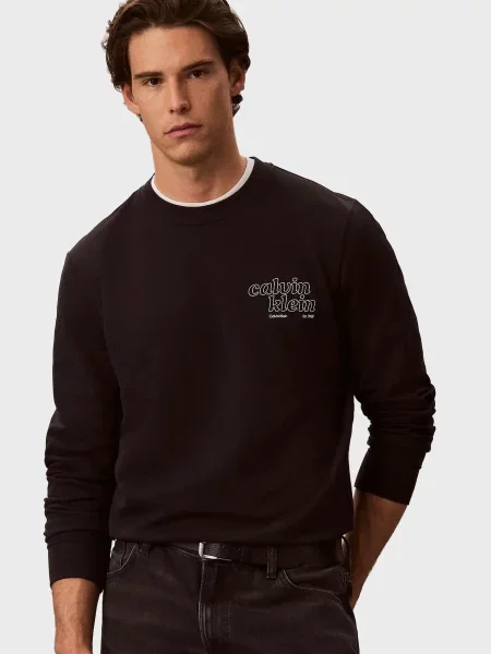 Свитшот Calvin Klein Jeans черный