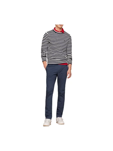 Nohavice Tommy Hilfiger modrá